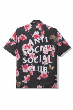 【予約商品】Anti Social Social Club WOODY BLACK BUTTON UP