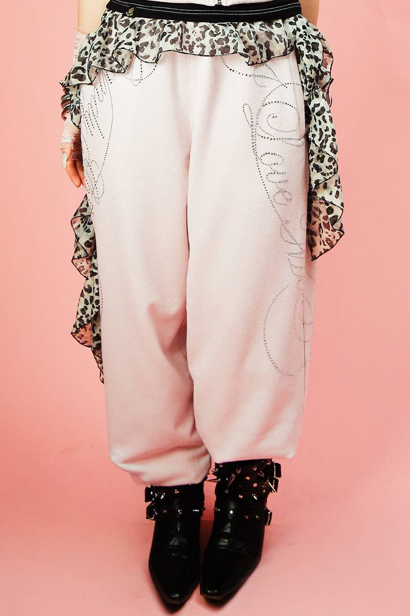 【予約商品】GALFY (ガルフィー) キラ☆FANCYスウェパン - Pink