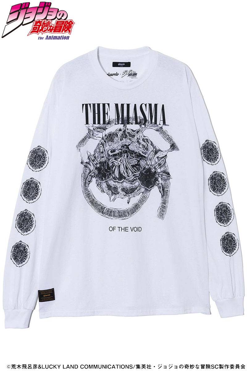 ジョジョの奇妙な冒険xglamb(グラム) Cream Long Sleeves T ジョジョの奇妙な冒険xglamb(グラム) Cream Long Sleeves T