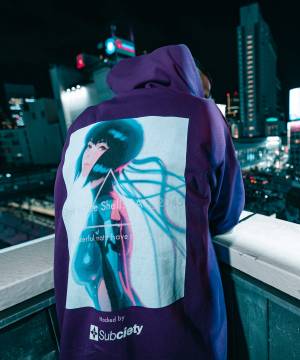 Subcietyx攻殻機動隊SAC_2045 ZIP PARKA-GHOST HACK- PURPLE