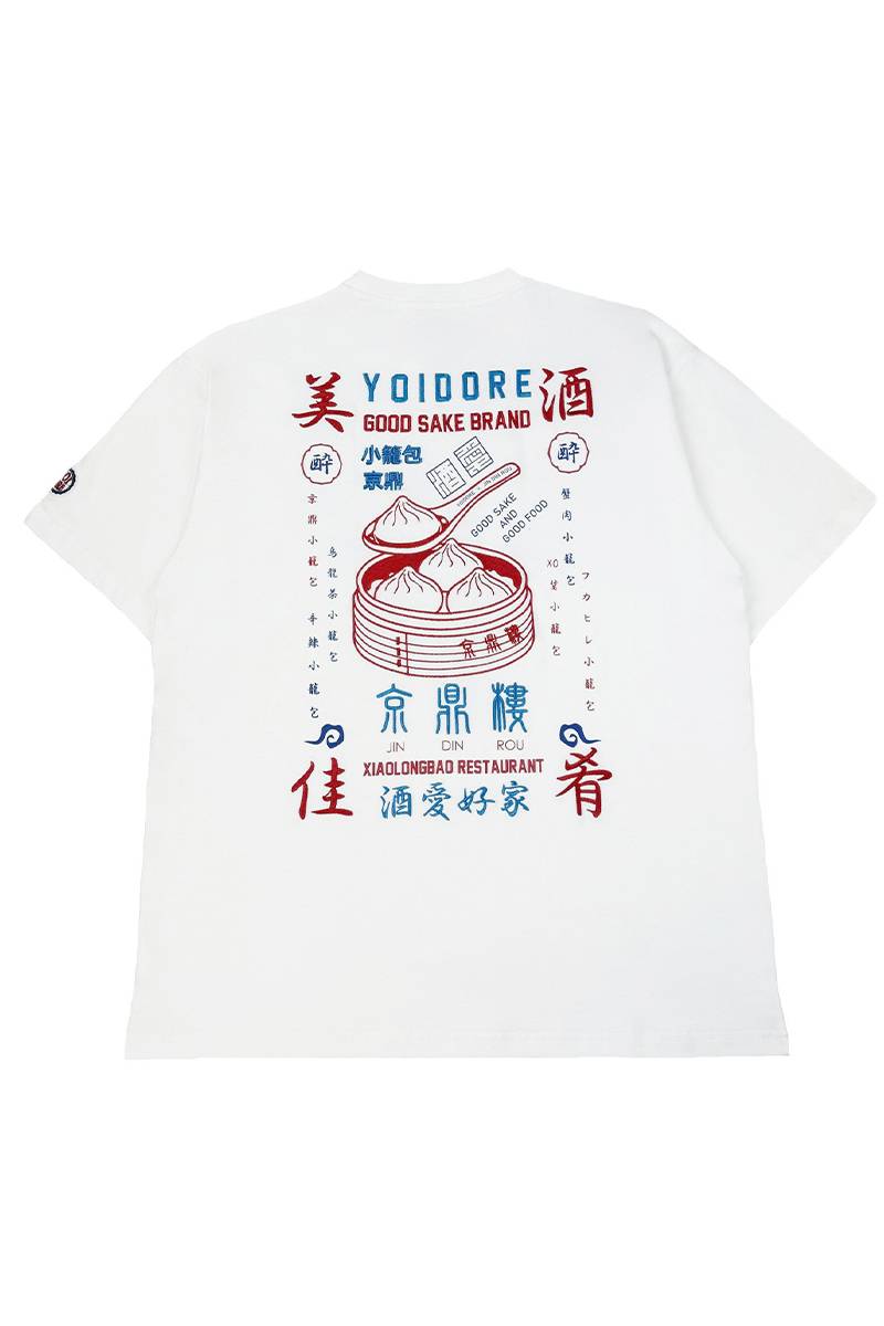 京鼎樓×YOIDORE(ヨイドレ) コラボTee - White