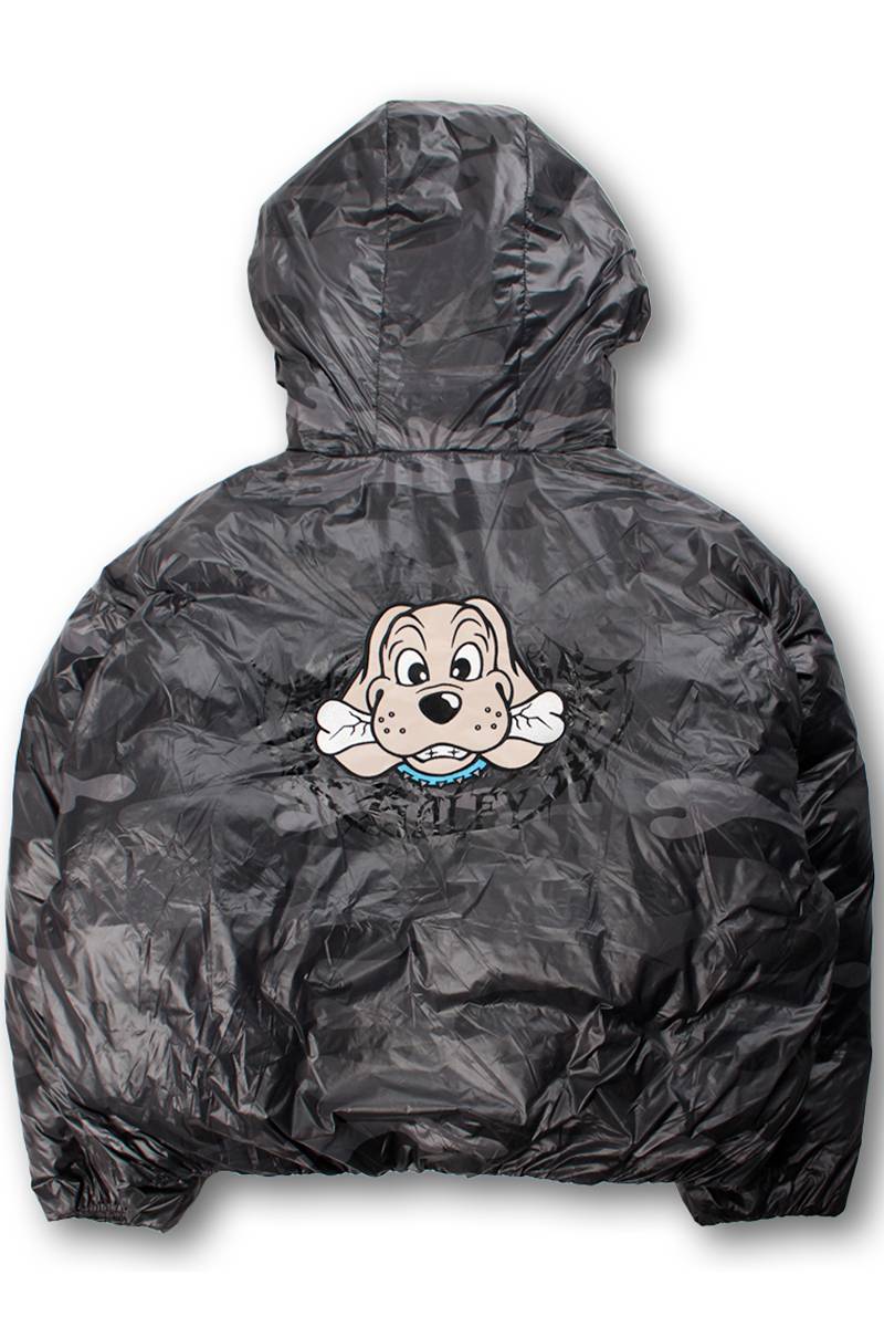 【予約商品】GALFY(ガルフィー) パフパフ泥棒ジャケット - Black Camo
