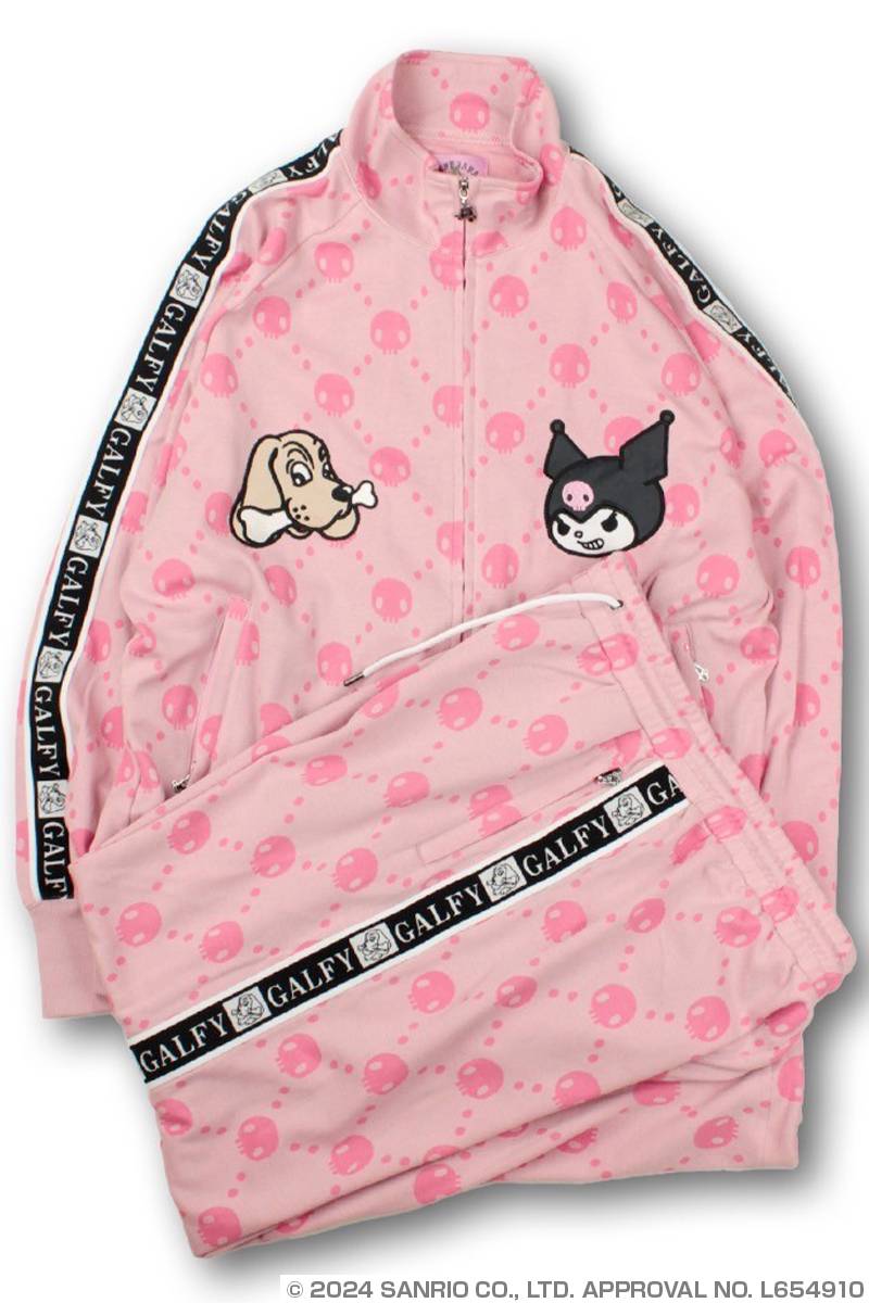 クロミ×GALFY(ガルフィー) ドクロだらけセットアップ - Pink クロミ×GALFY(ガルフィー) ドクロだらけセットアップ - Pink