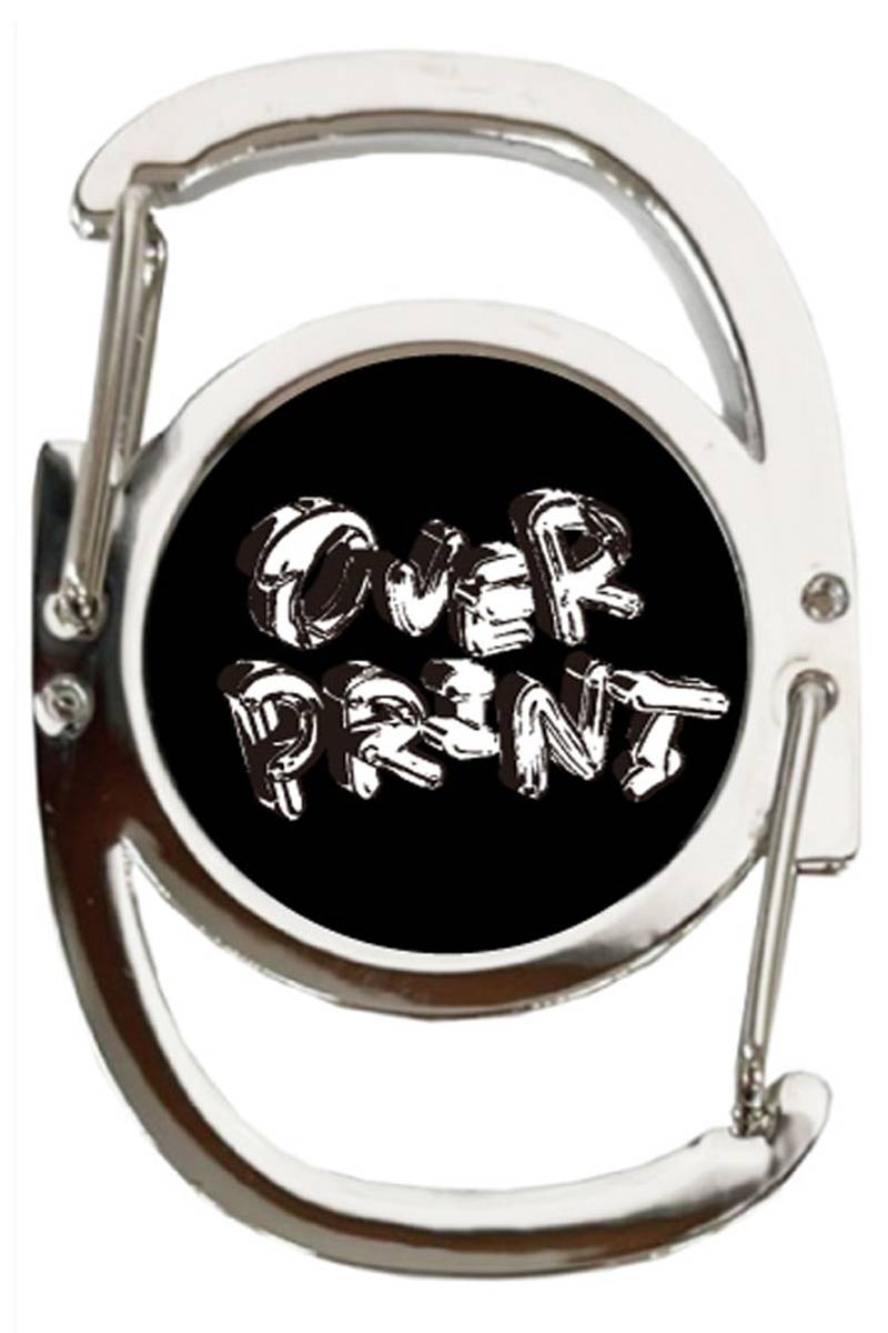 over print (オーバー・プリント) carabiner - A