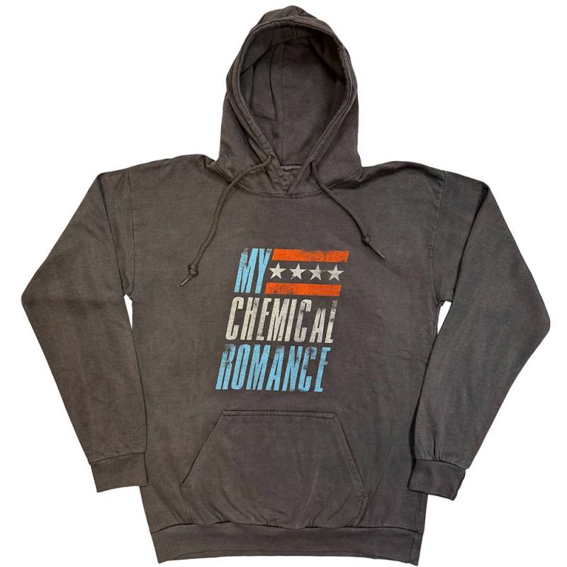 【予約商品】MY CHEMICAL ROMANCE Unisex Pullover Hoodie: Raceway (Charcoal Grey)