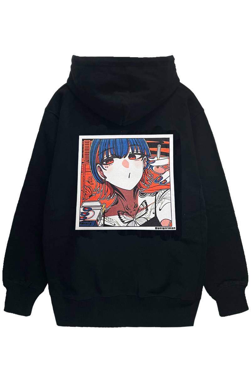 SCENE TOKYO (シーントウキョウ) tattoo hoodie - Black