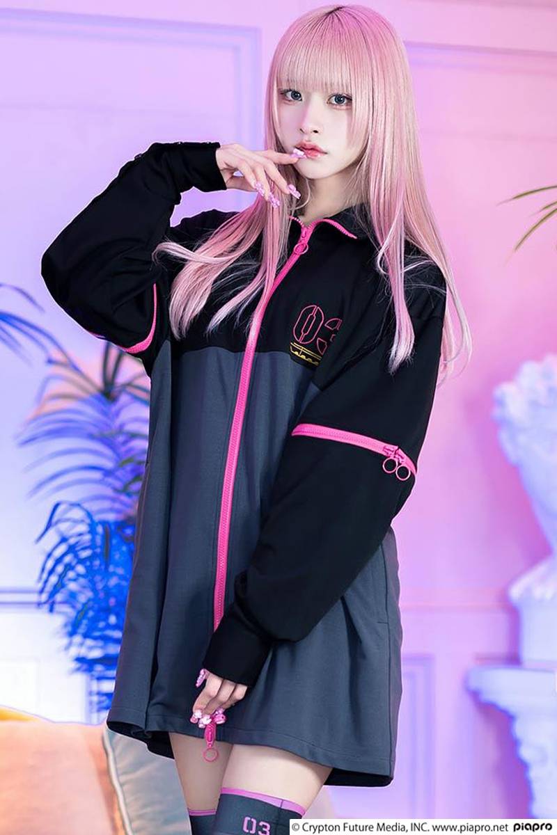 【予約商品】巡音ルカ×LISTEN FLAVOR(リッスン・フレーバー) 巡音ルカ ストレッチ2WAYシャツ