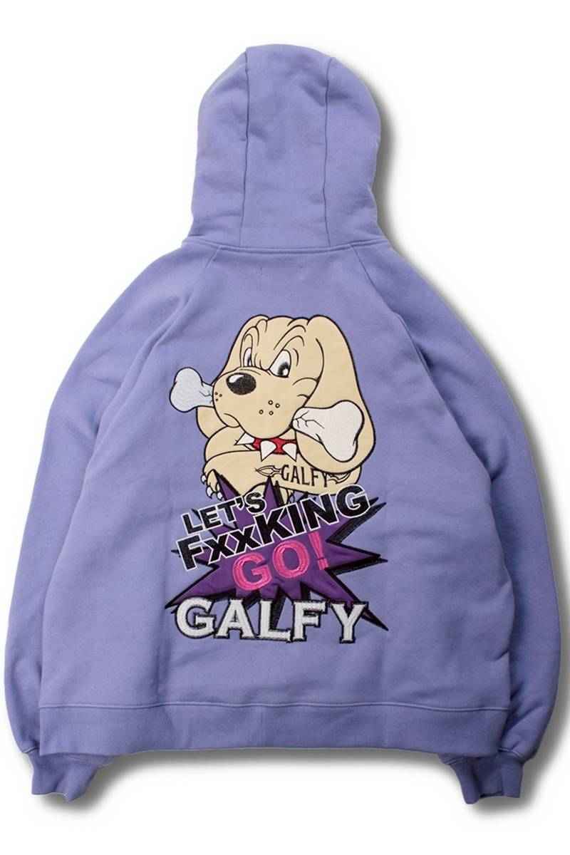 【予約商品】GALFY(ガルフィー)LFG!! ジップパーカー - Purple