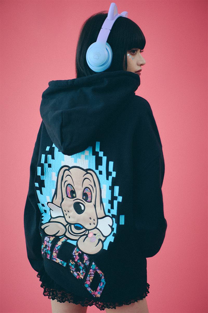 GALFY (ガルフィー) GALSDガンギマリパーカー BLACK / ロック GALFY (ガルフィー) GALSDガンギマリパーカー BLACK / ロック