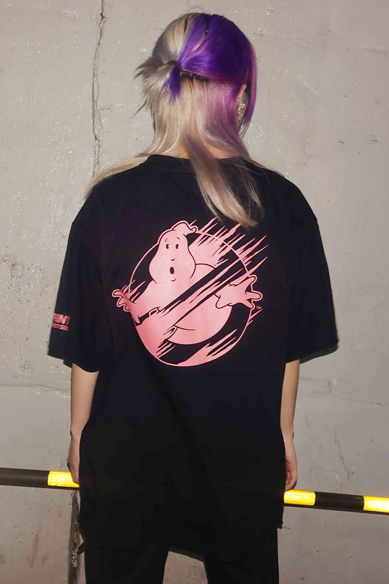 over print (オーバープリント) GHOST BUSTERS Tee 10 red