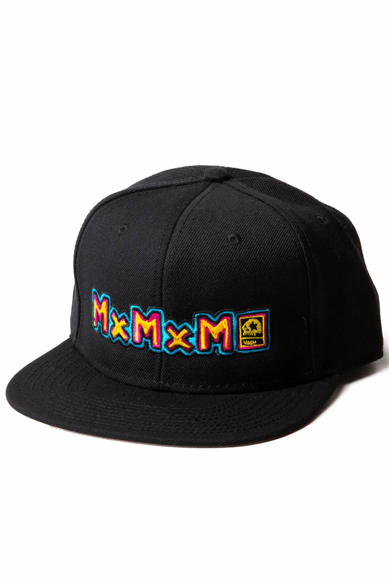 MAGICAL MOSH MISFITS (マジカルモッシュミスフィッツ) MxMxM COLORS LOGO BB CAP BLACK