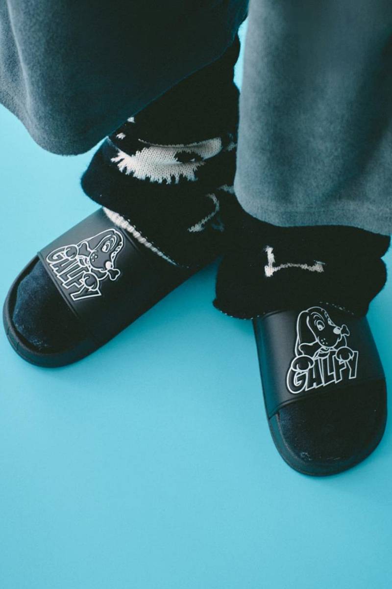 GALFY (ガルフィー) 普通にGALFYサンダル BLACK / ロック GALFY (ガルフィー) 普通にGALFYサンダル BLACK / ロック