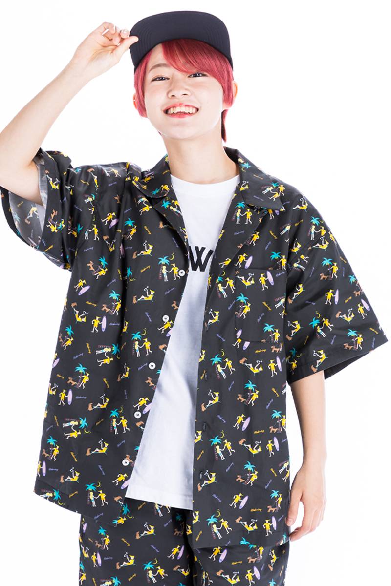 HEDWiNG (ヘドウィグ) Hau' oli Shirt / Midnight black
