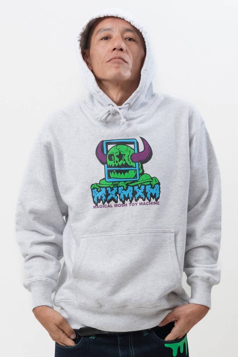 TOY MACHINE x MxMxM “MAGICAL MOSH TOY MACHINE”HOODIE - Gray