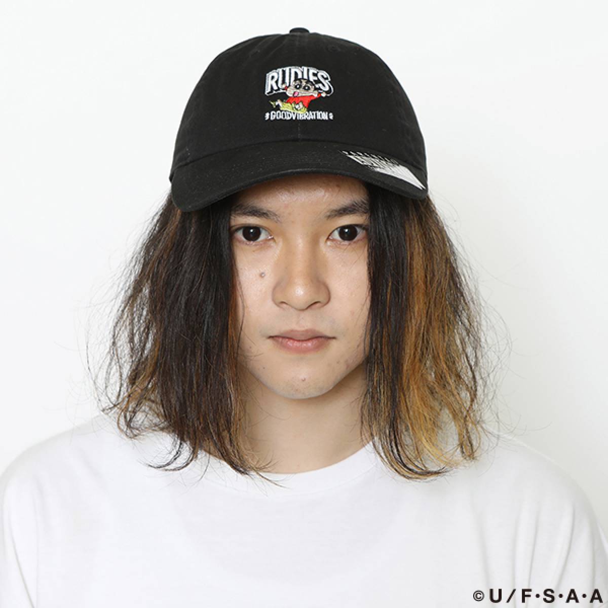 RUDIE'S x CRAYON SHINCHAN DIVE PANELCAP BLACK