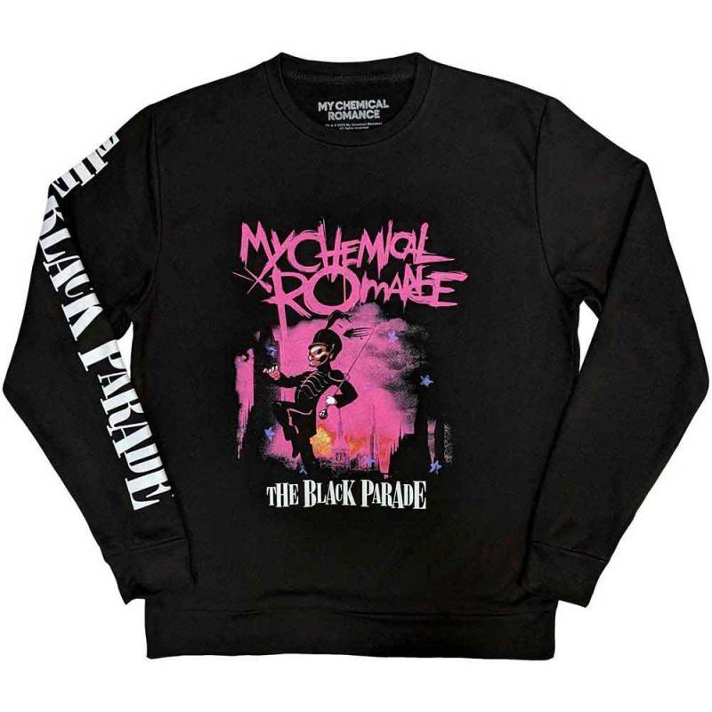 【予約商品】MY CHEMICAL ROMANCE Unisex Sweatshirt: March (Black) (Sleeve Print)