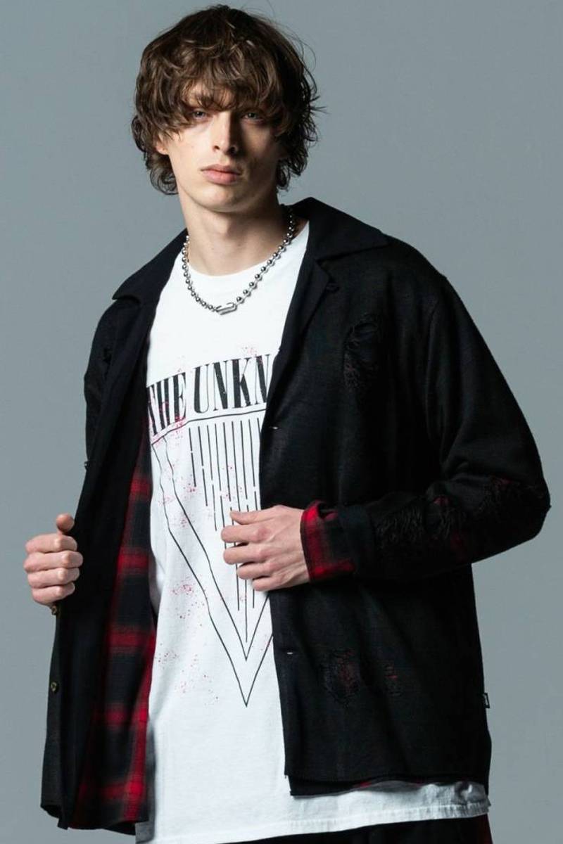glamb (グラム) Heavy Damaged SH - Black