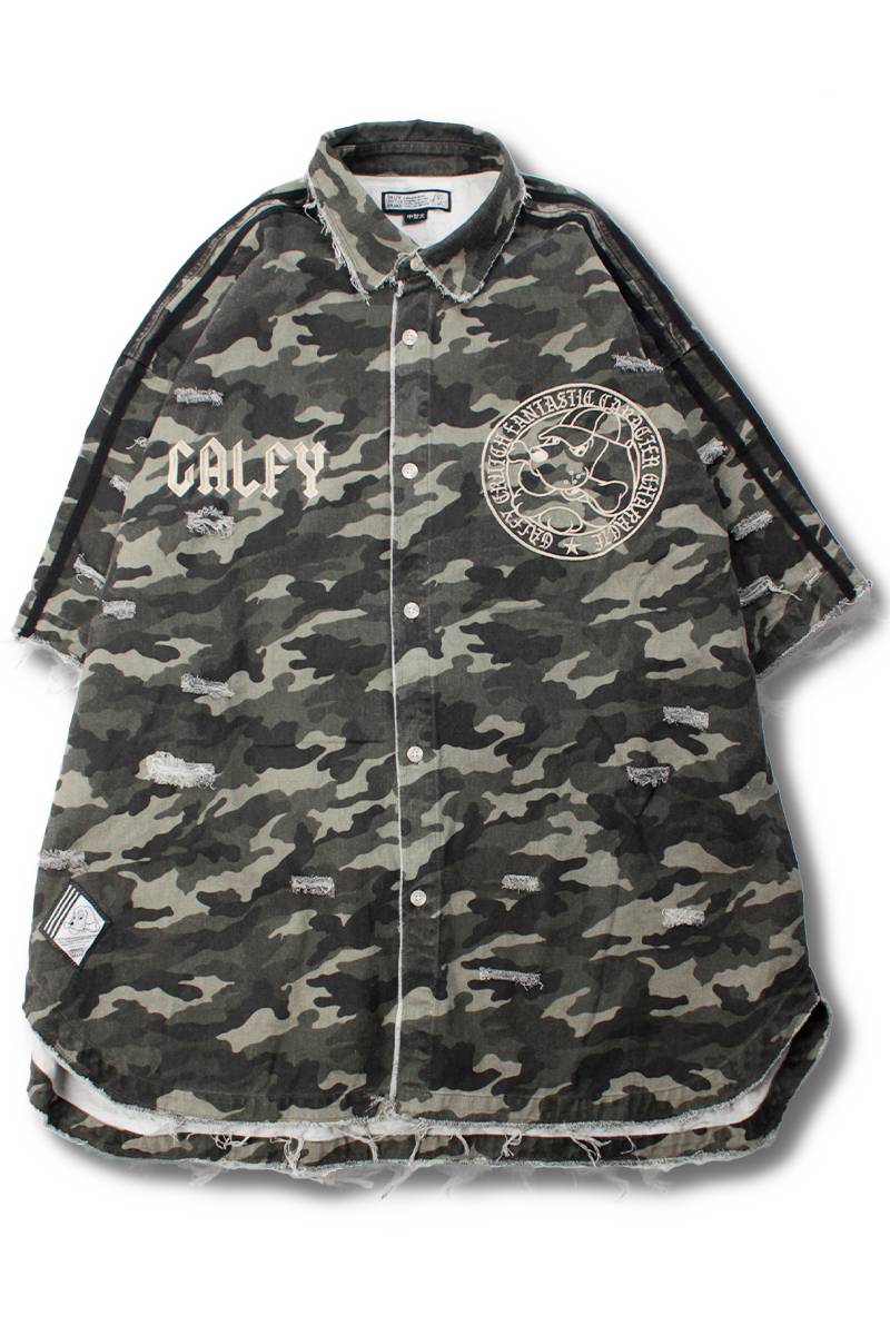 セール】【GALFY/ガルフィー】G ロゴビッグジップポロ（Tシャツ