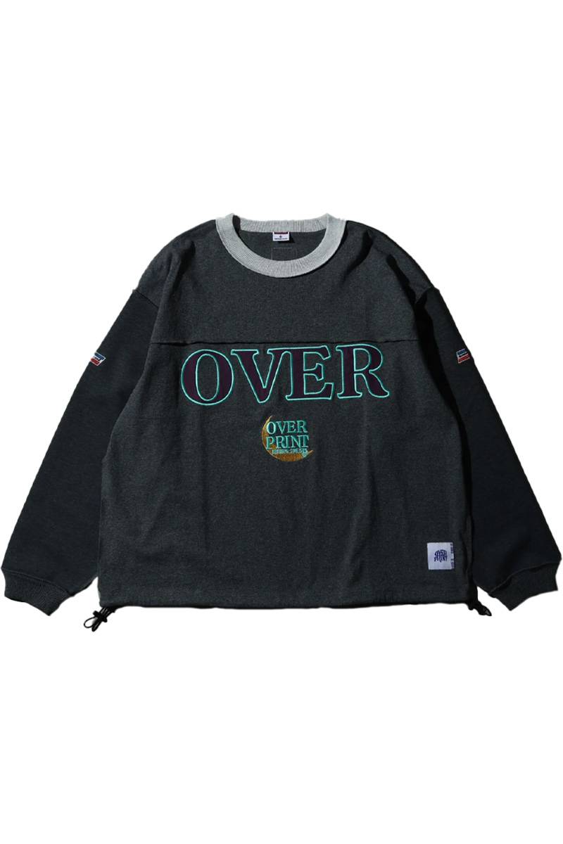 over print (オーバープリント) GAME OVER SHIRTS - Dark Heather Gray
