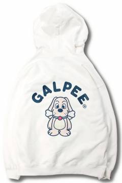 【予約商品】GALFY(ガルフィー)光るGALPE パーカー - White