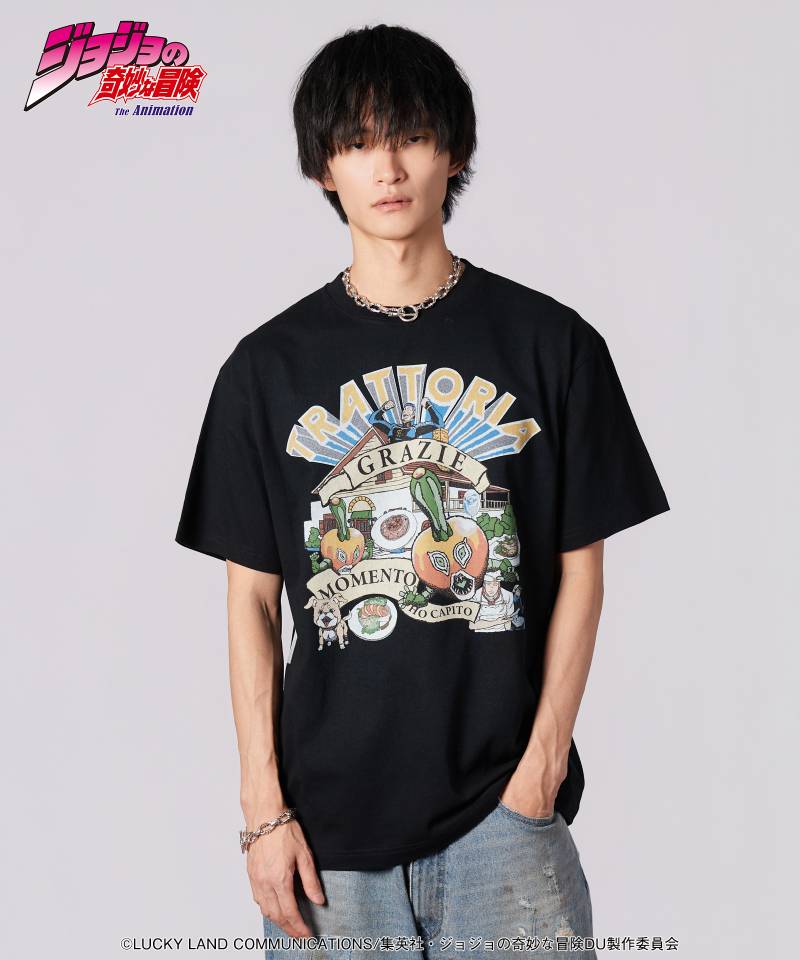 【予約商品】ジョジョの奇妙な冒険xglamb(グラム) Tonio's Stand T-shirts - Black