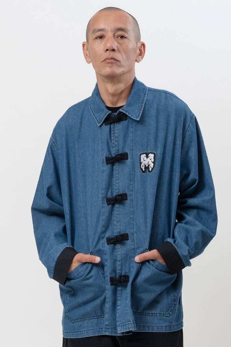 MAGICAL MOSH MISFITS (マジカル・モッシュ・ミスフィッツ) マジカルチャイナシャツ - Blue