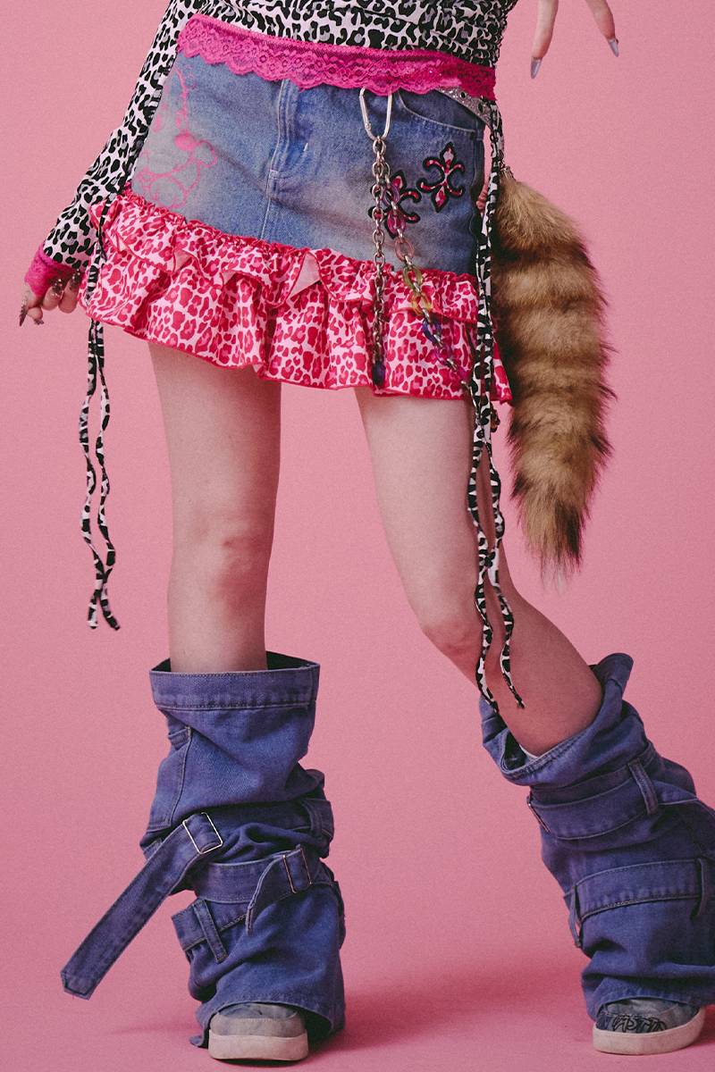 【予約商品】GALFY (ガルフィー)  GALちゃんフリフリSK - Ice Blue