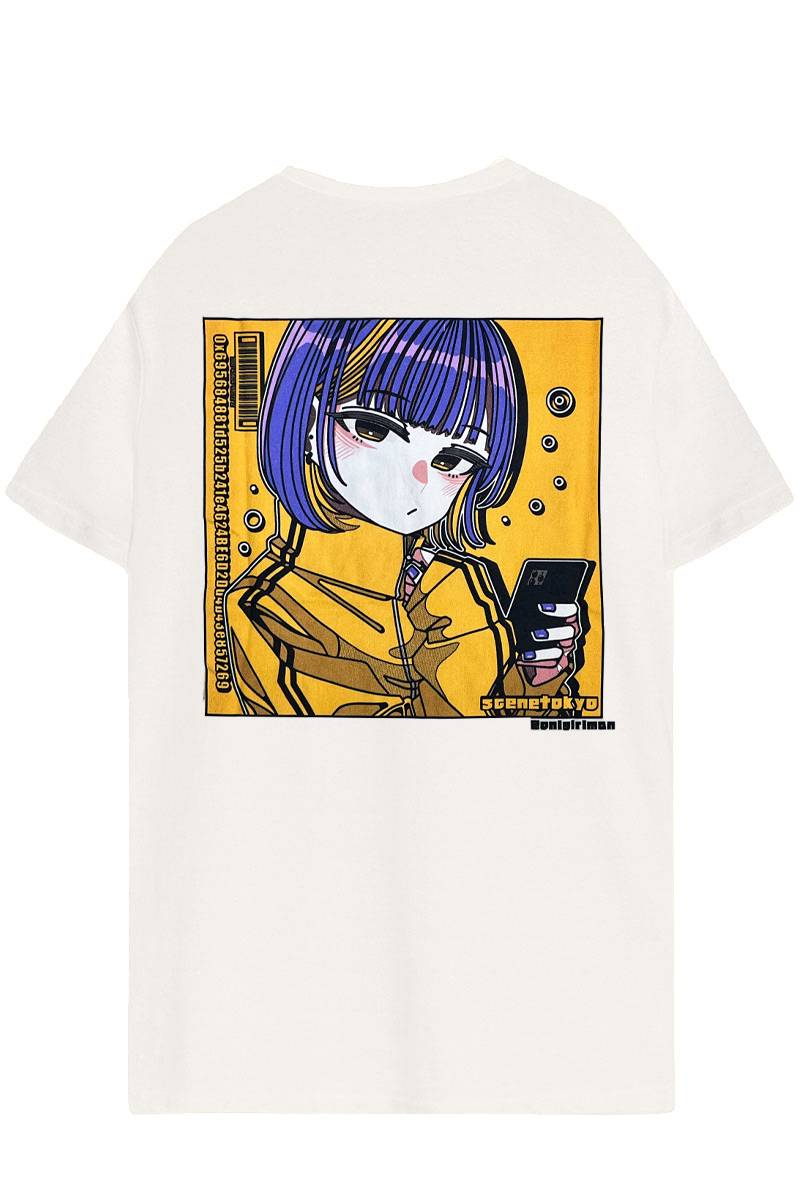 SCENE TOKYO (シーントウキョウ) phone girl Tee type2 - Natural