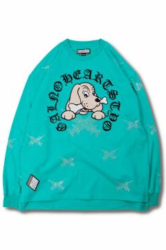 【予約商品】GALFY(ガルフィー)ピカピカ注射器犬ロンT -Tiffany Blue