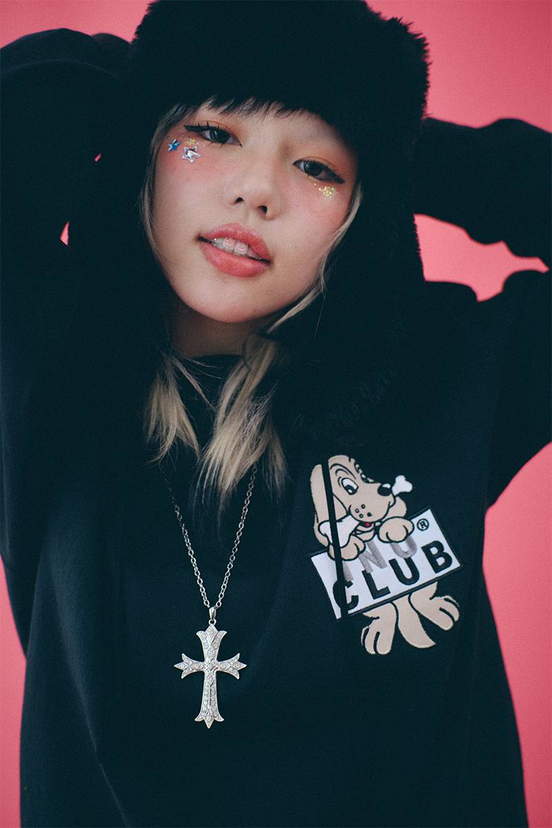 GALFY (ガルフィー)イヌクラブロンTee BLACK
