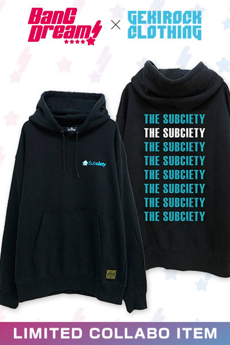 【バンドリ!×ゲキクロ第1弾復刻】Subciety×氷川紗夜コラボ 限定 パーカー