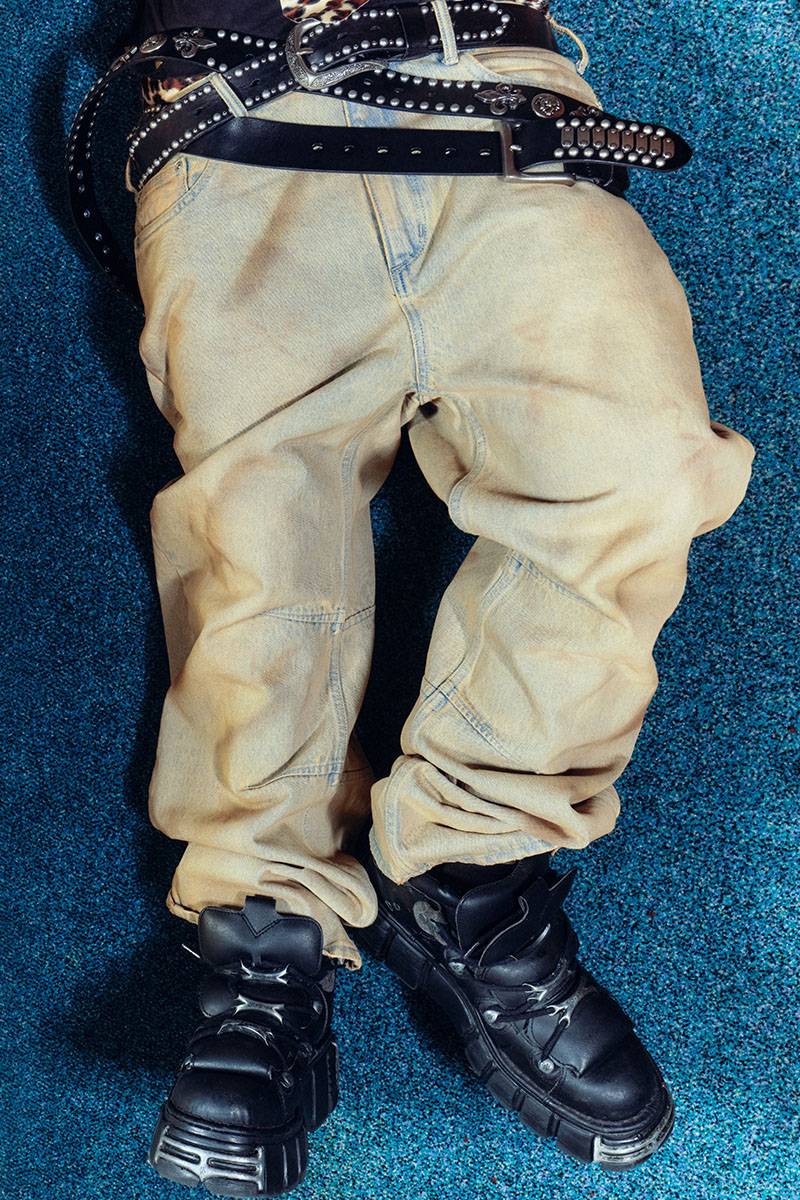 JACKROSE Archivemade(ジャックローズ・アーカイブメイド) Rusty curve pants - L.Indigo