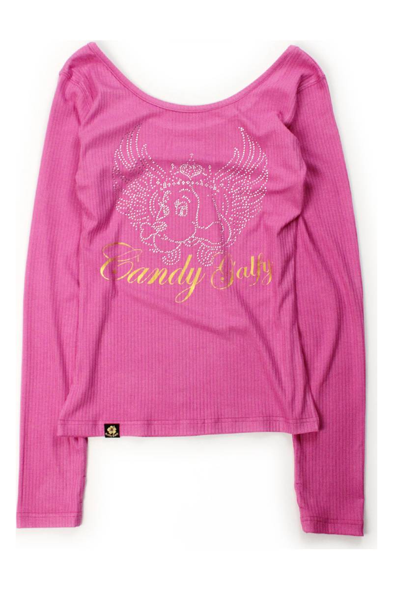 【予約商品】GALFY（ガルフィー）キラキラQUEEN TEE - PINK