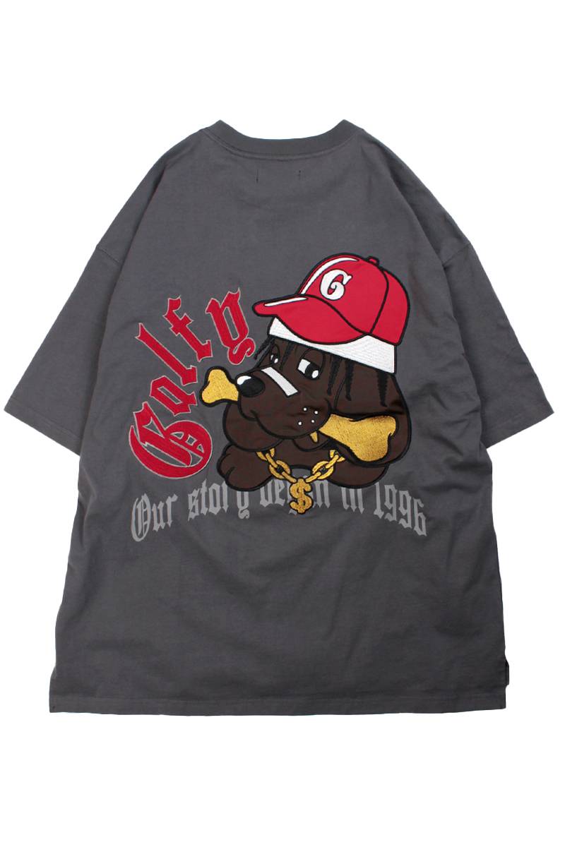 GALFY (ガルフィー) ウェッサイ成金Tee - Ink Black / ロック GALFY (ガルフィー) ウェッサイ成金Tee - Ink Black / ロック