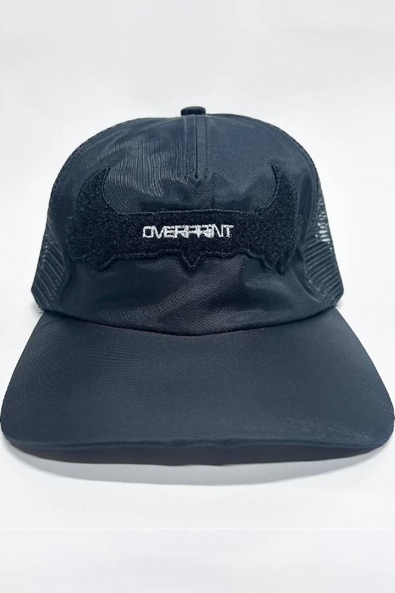 over print (オーバープリント) Satan mesh CAP - Black