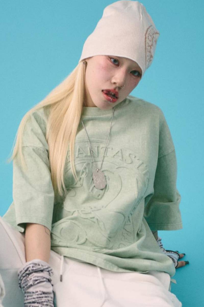 GALFY(ガルフィー) ぷくぷくGALFY Tee L.GREEN