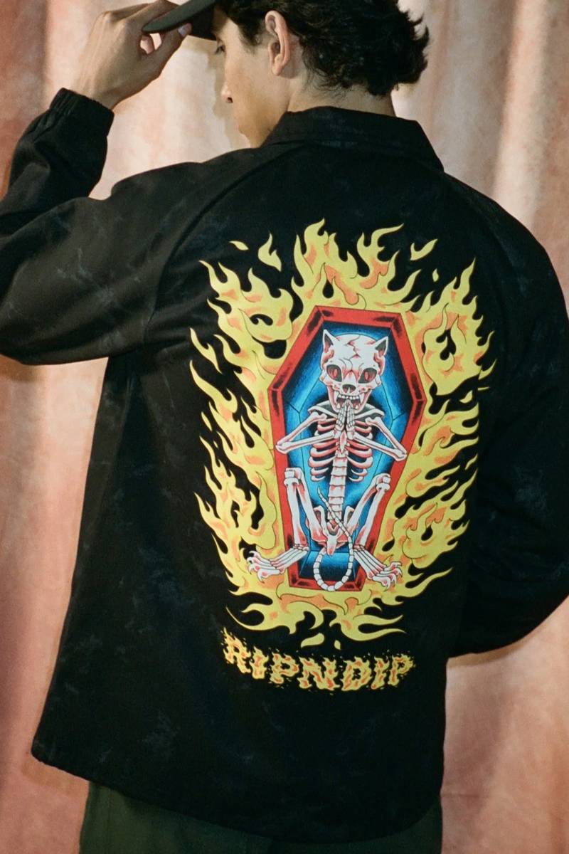 RIPNDIP (リップンディップ) BURN IN HECK COACHES JACKET