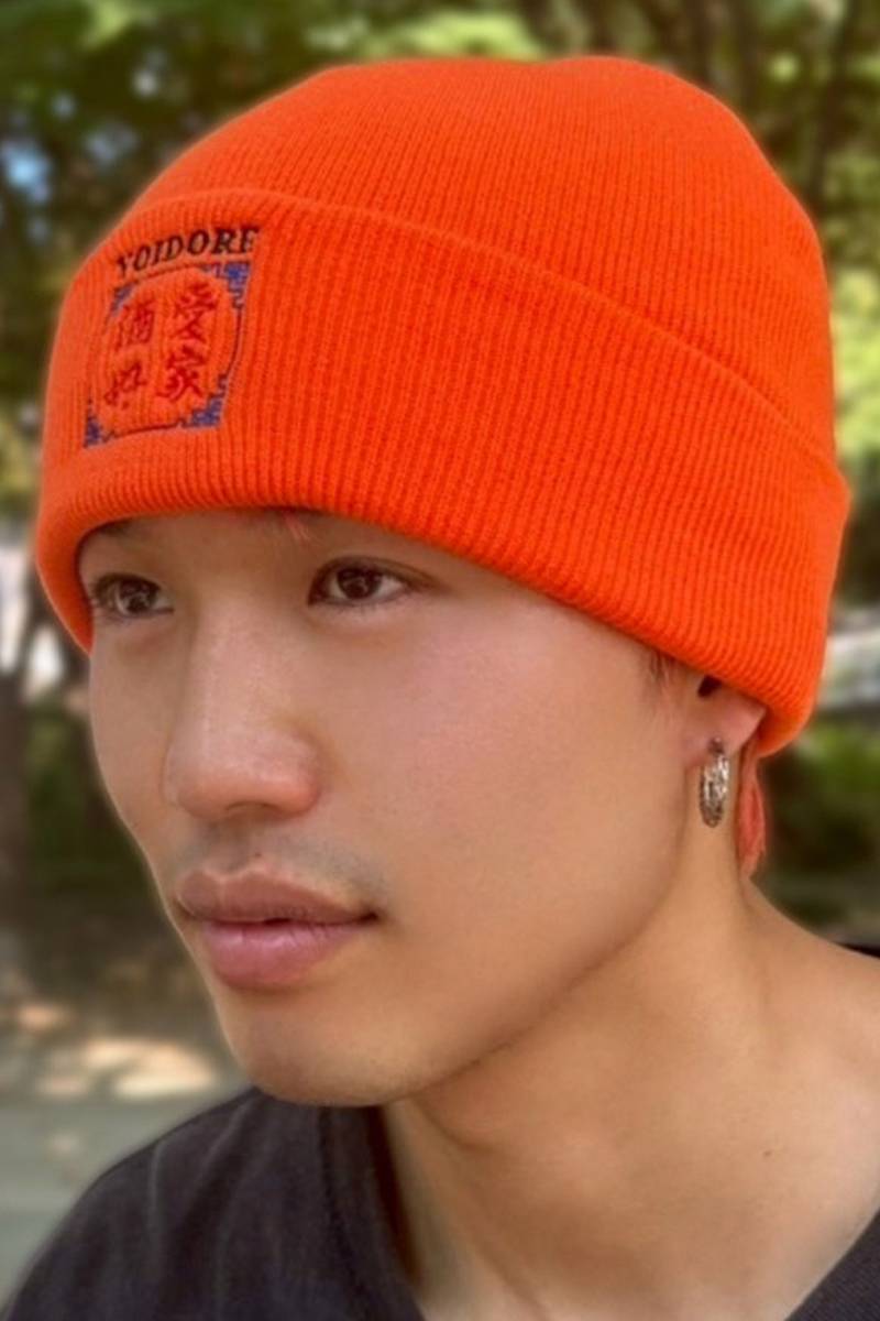 YOIDORE(ヨイドレ) ニットCAP - Orange