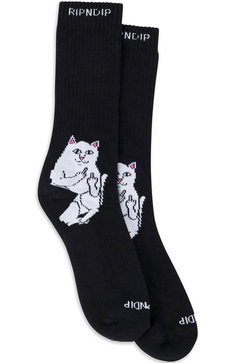 RIPNDIP (リップンディップ)LORD NERMAL SOCKS (BLACK HEATHER)