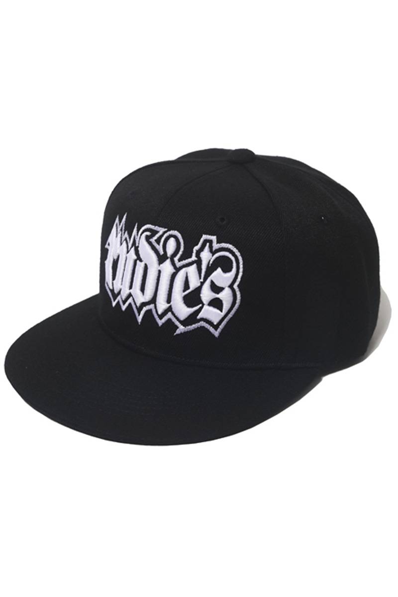 RUDIE'S (ルーディーズ) SPARK SNAPBACK CAP (RENEWAL) - Black × White