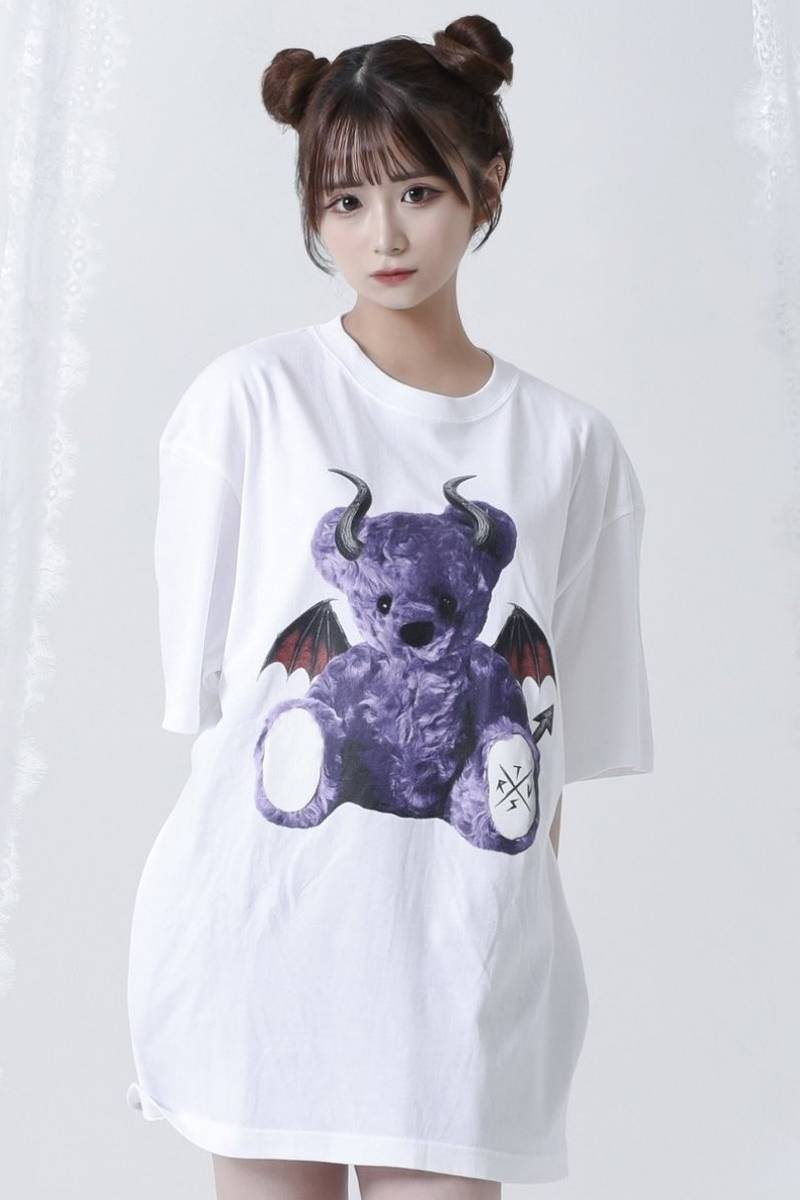 travas tokyo 熊 クマ ベアー ビッグ Tシャツ milkboy travas tokyo 熊 クマ ベアー ビッグ Tシャツ milkboy