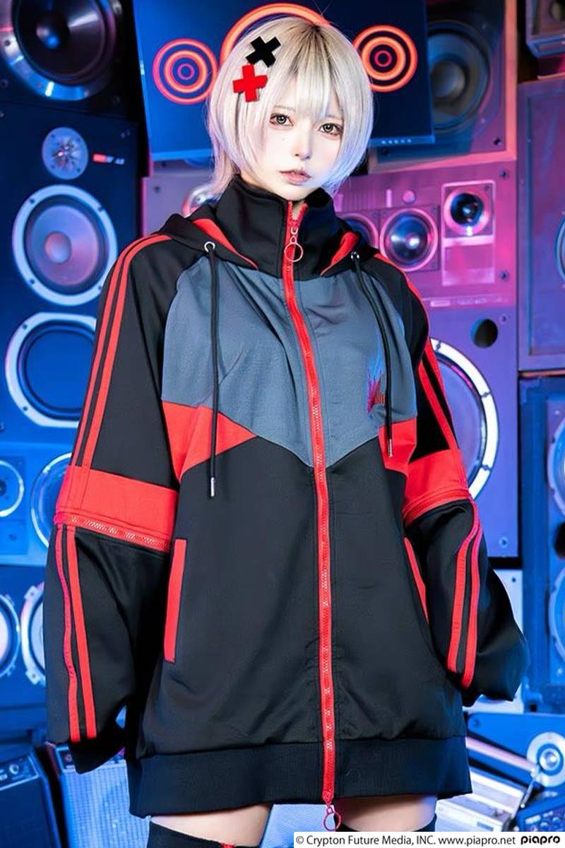 【予約商品】MEIKO×LISTEN FLAVOR(リッスン・フレーバー) MEIKO 2wayジャージ・パーカー