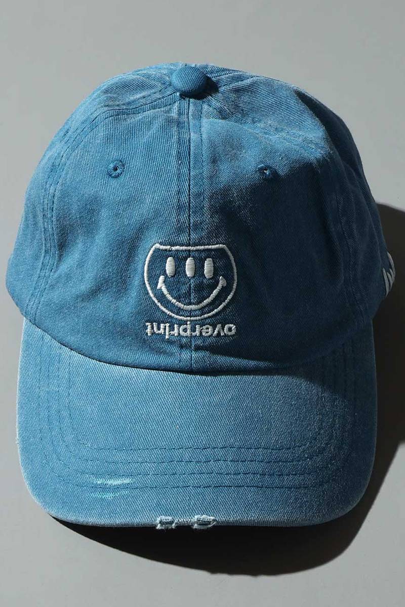 over print (オーバープリント) ICONIC SBluepirit Pigment Cap - Blue