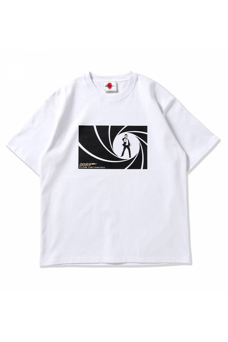 PUNK DRUNKERS（パンクドランカーズ）0089.TEE - WHITE