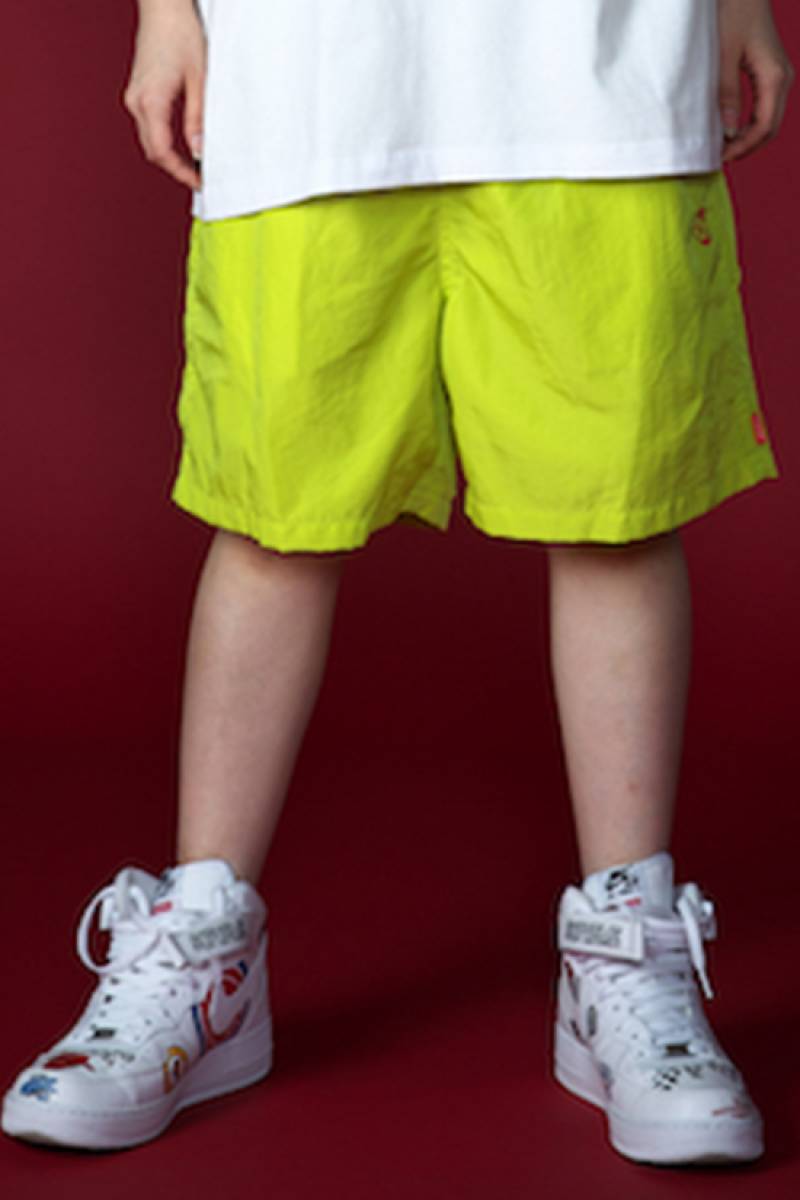 ROLLING CRADLE NYLON SHORT PANTS / YELLOW