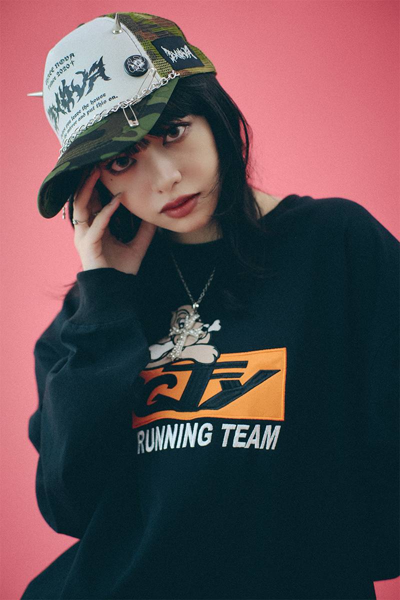GALFY (ガルフィー) 爆走ドッグランロンT BLACK / ロック GALFY (ガルフィー) 爆走ドッグランロンT BLACK / ロック