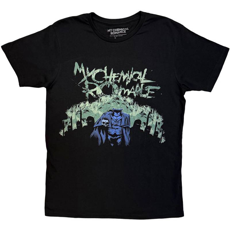 【予約商品】MY CHEMICAL ROMANCE バンドTシャツ ユニセックス: Knight Procession (Black)