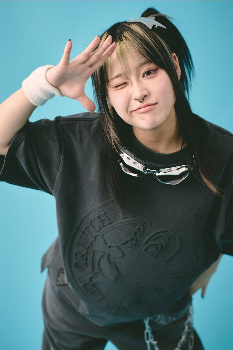 GALFY(ガルフィー) ぷくぷくGALFY Tee BLACK