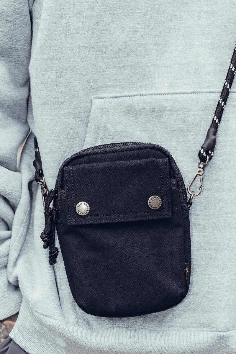 Subciety (サブサエティ) PARACORD MINI SHOULDER BAG - Black