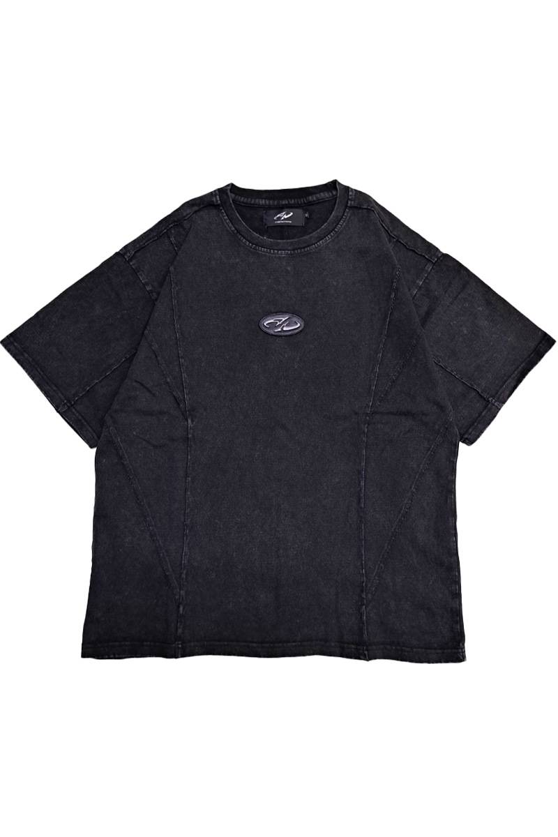 P.N UNDERGROUND(サイコ・ネーション・アンダーグラウンド) 切替ピグメント TEE - Black